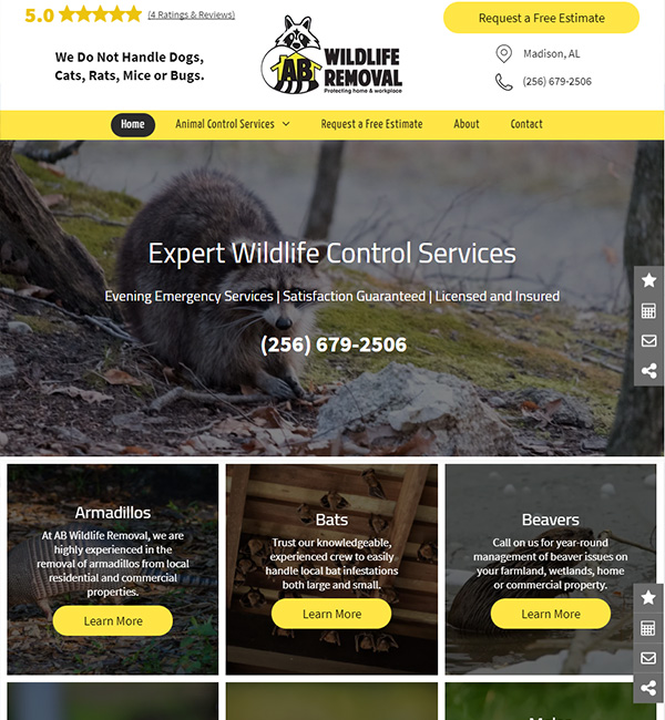 Huntsville Wildlife Control