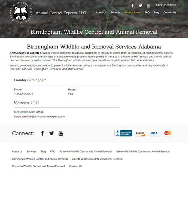 Birmingham Wildlife Control