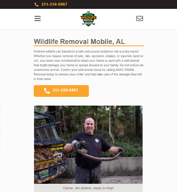 Mobile Wildlife Control